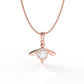 Imogen Kid's Pendant- 1.03 Carat moissanite diamond