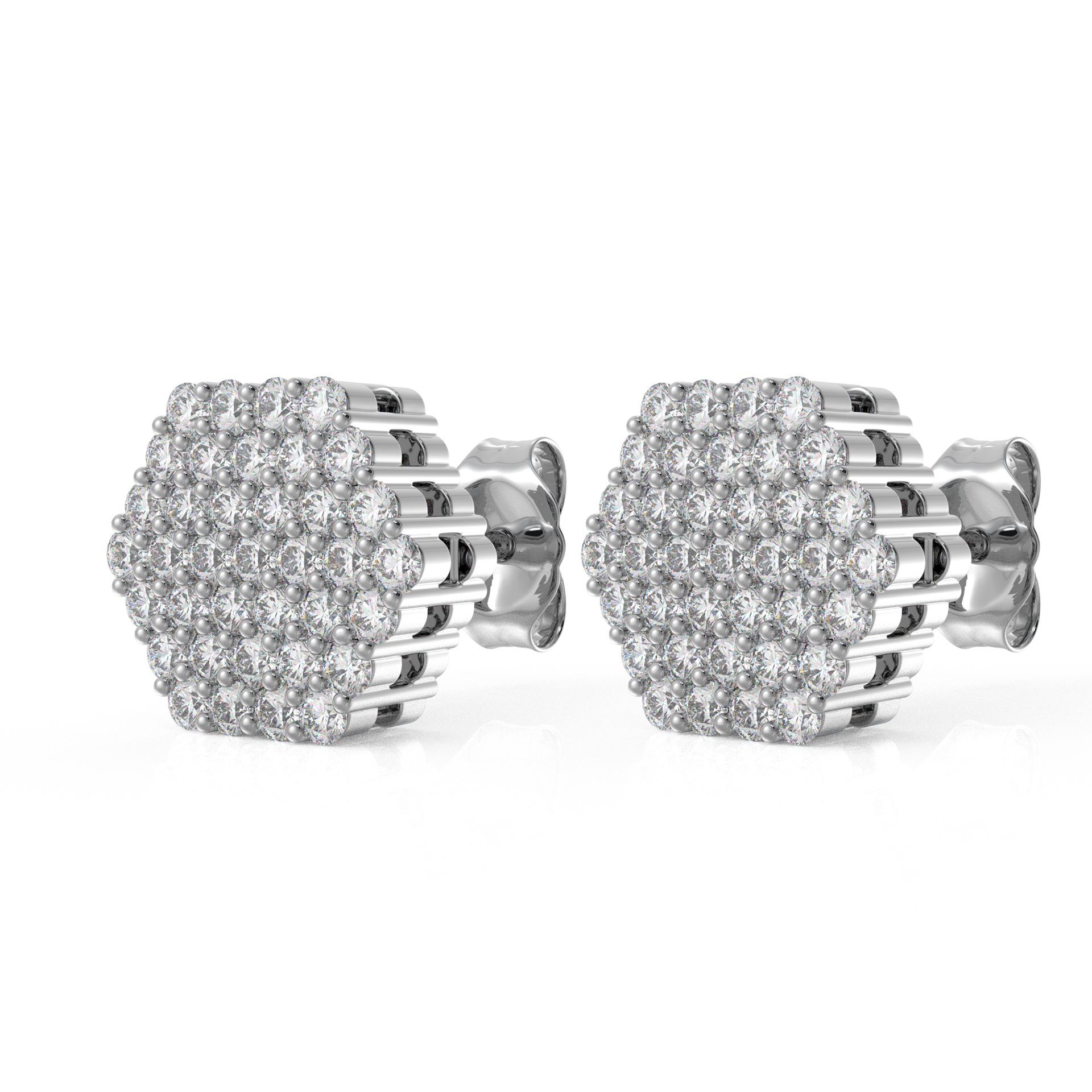 Kiaan Ear Rings 0.32 Carat Moissanite diamond