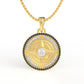 Yatan Pendant for Men- 0.90 Carat Moissanite diamond