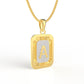 Nihal Pendant for Men- 0.55 Carat moisannaite Diamond