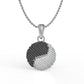 Laban Pendant for Men- 1.54 carat moissanite diamond