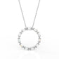 Mia Baguette Necklace- 4.55 Carat Diamond Moissanite