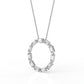 Mia Baguette Necklace- 4.55 Carat Diamond Moissanite