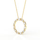 Mia Baguette Necklace- 4.55 Carat Diamond Moissanite