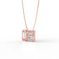 Ella Pendant Necklace- 3.02 Carat Moissanite diamond