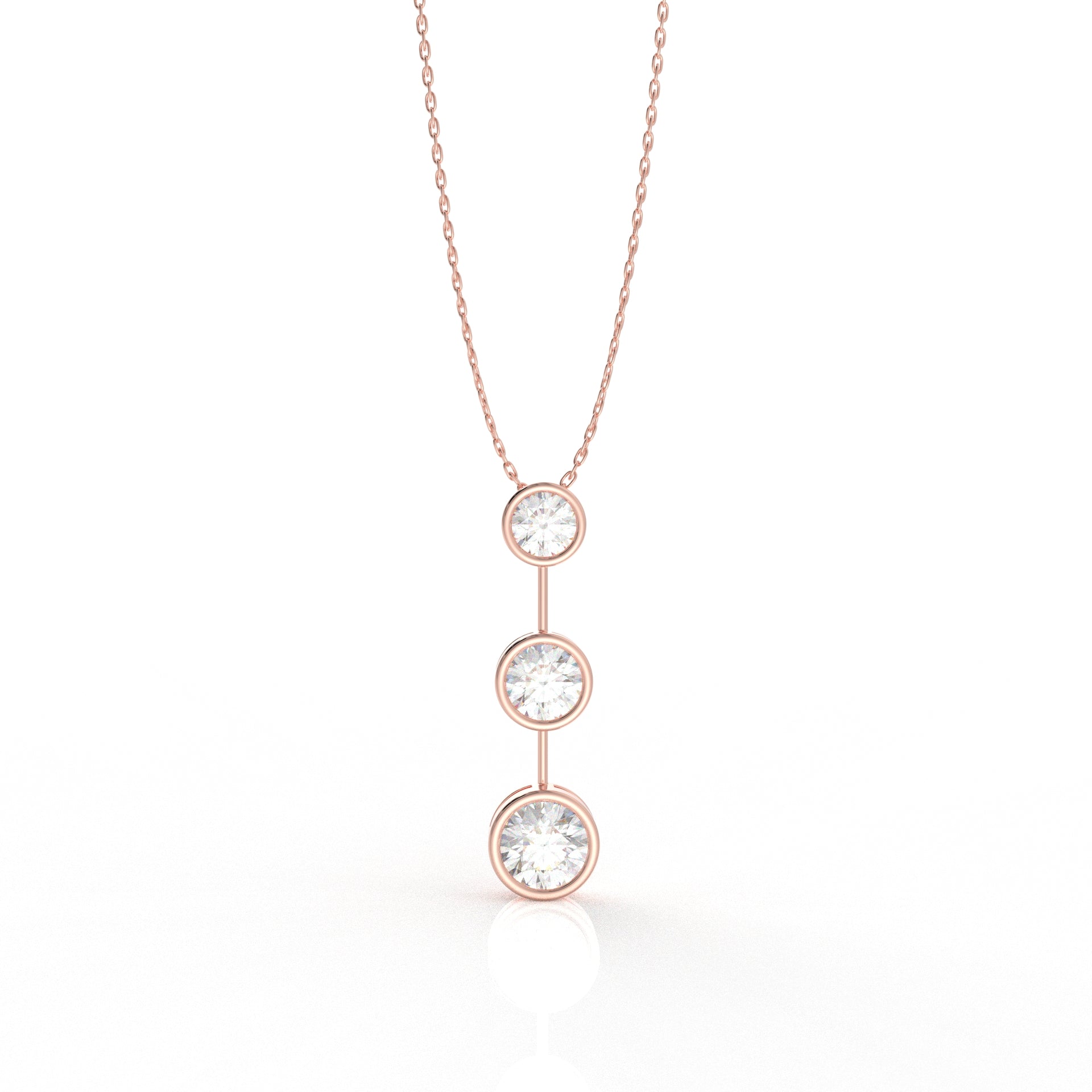 Cora Pendant 3.38 Carat Moissanite diamond