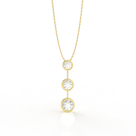 Cora Pendant 3.38 Carat Moissanite diamond