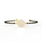 Circle Disc Moissanite Mangalsutra bracelet