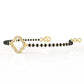 Clover Moissanite diamond Bangle Mangalsutra  bracelet