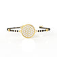 The Round Station Moissanite  Mangalsutra Bracelets
