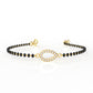 Pear Moissanite Diamond Bangle and Mangalsutra chain