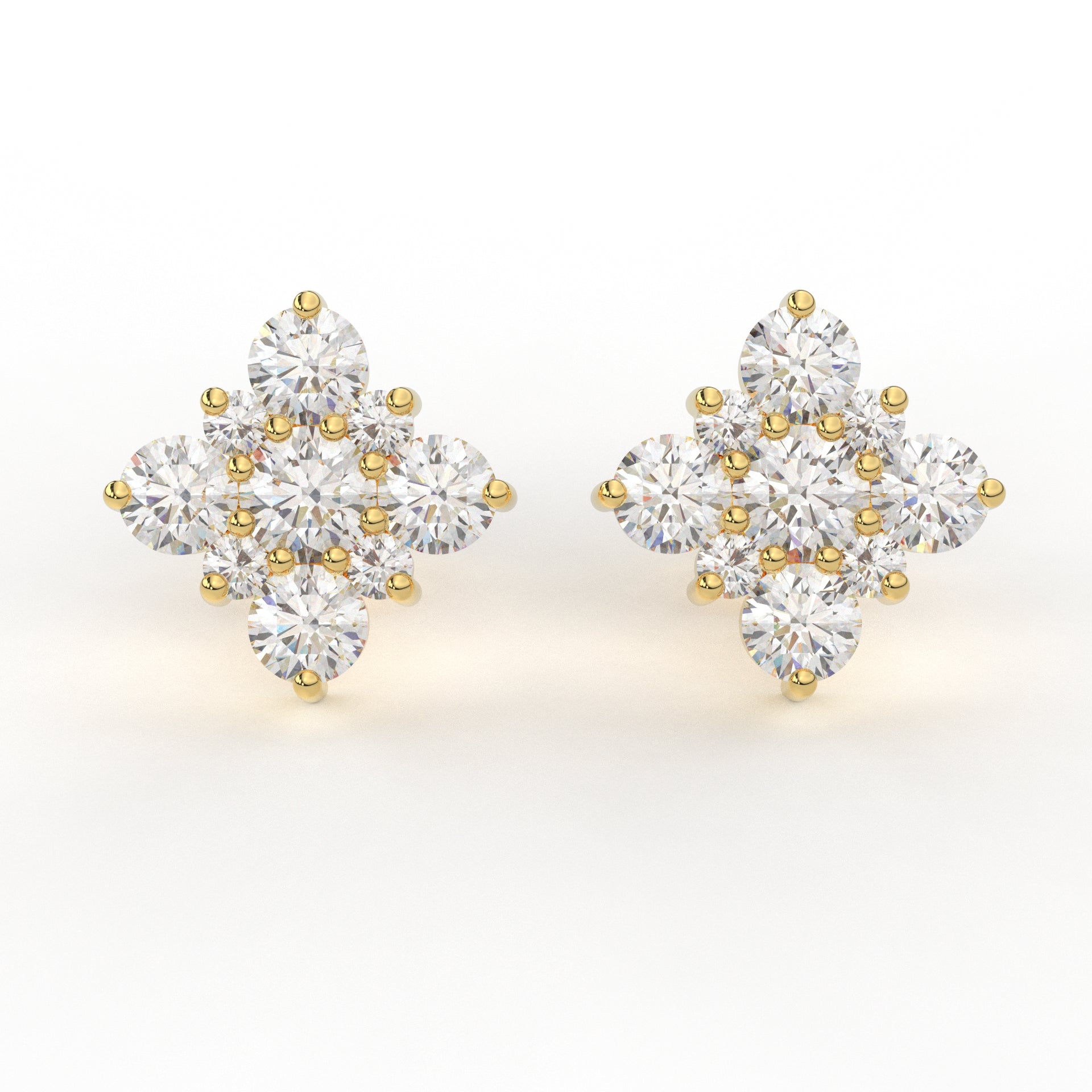 Moissanite Diamond Earring