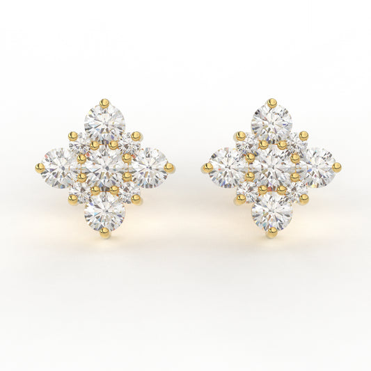 Moissanite Diamond Earring