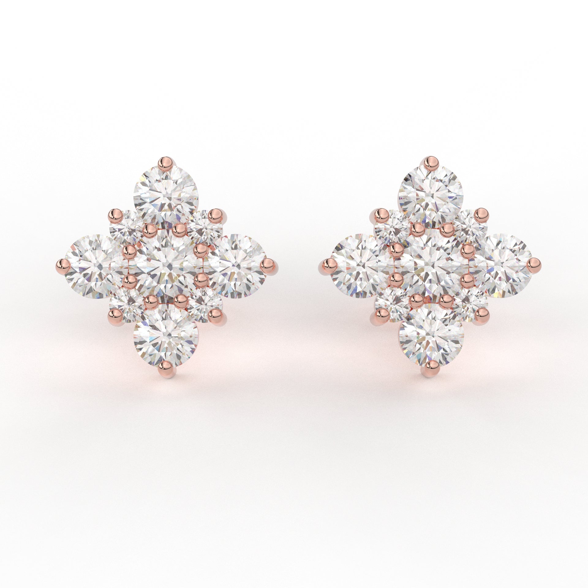 Moissanite Diamond Earring