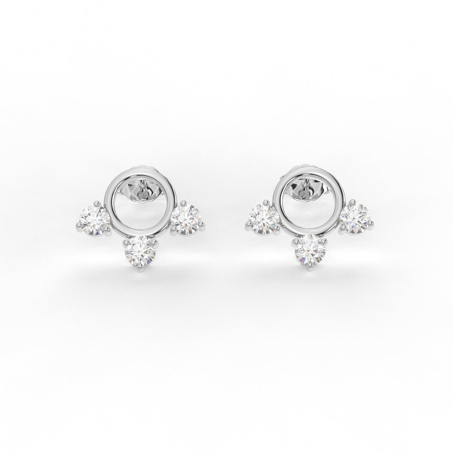 Moissanite Diamond Earring studs