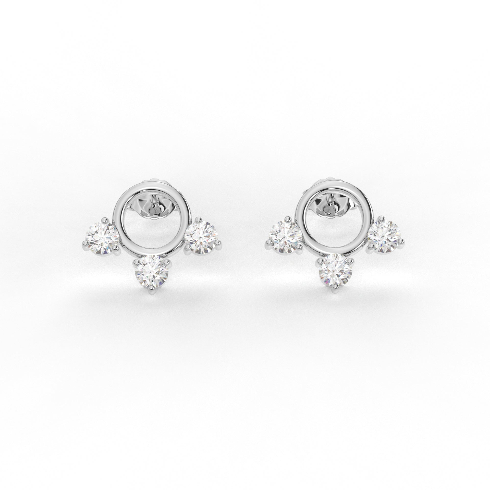 Moissanite Diamond Earring studs