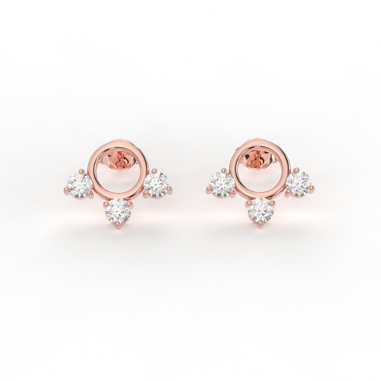 Moissanite Diamond Earring studs