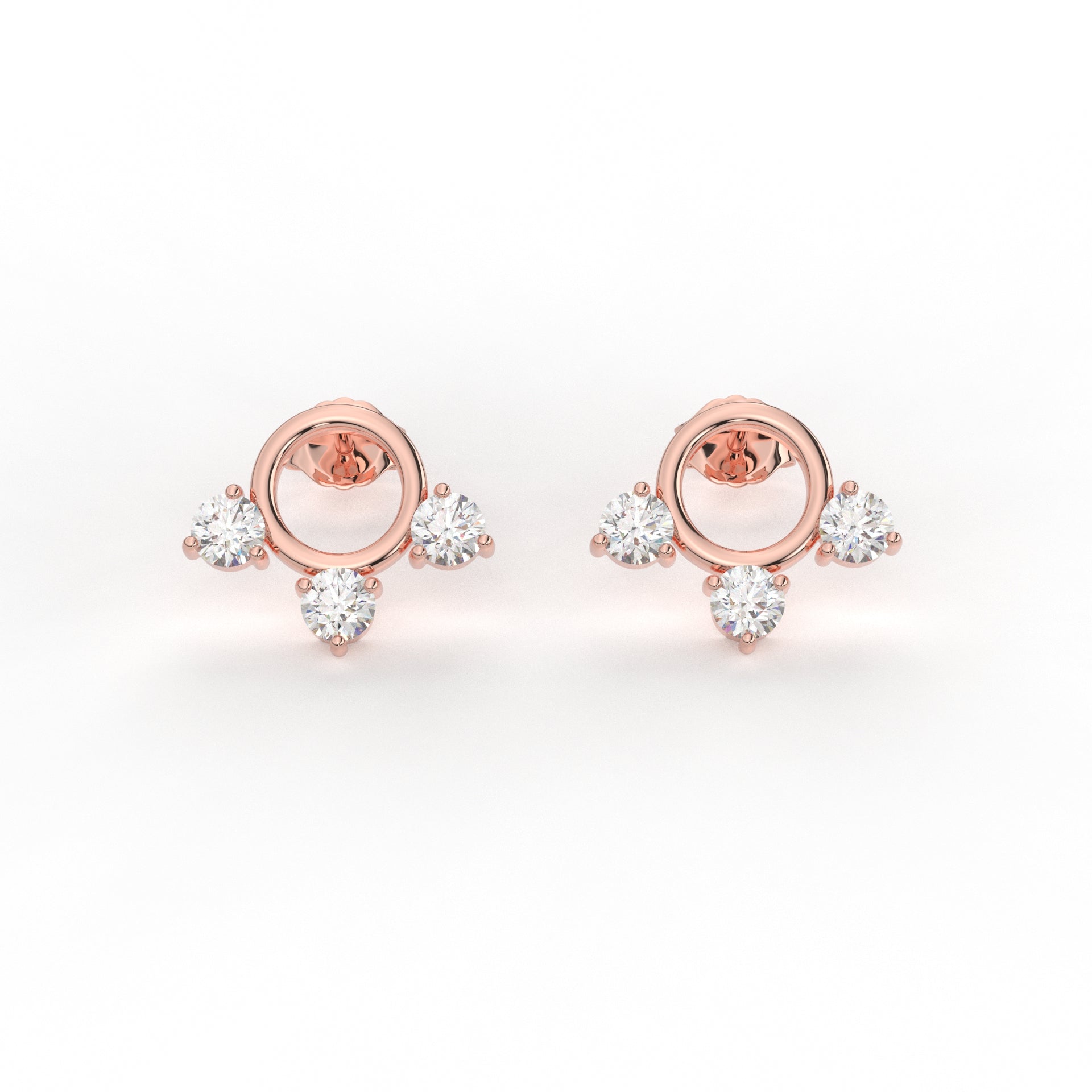 Moissanite Diamond Earring studs