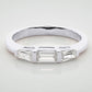 Three Baguette Ring - 0.48 CT