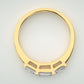 Three Baguette Ring - 0.48 CT