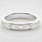 Baguette Moissanite Diamond Ring
