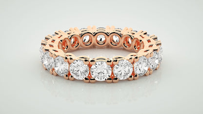 Moissanite Diamond eternity Ring