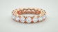 Moissanite Diamond eternity Ring