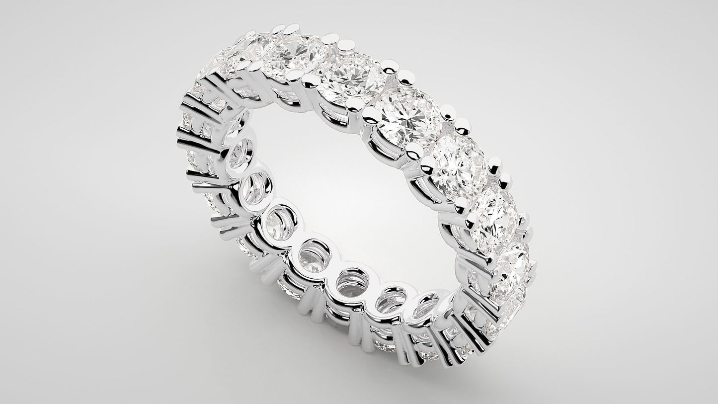 Moissanite Diamond eternity Ring