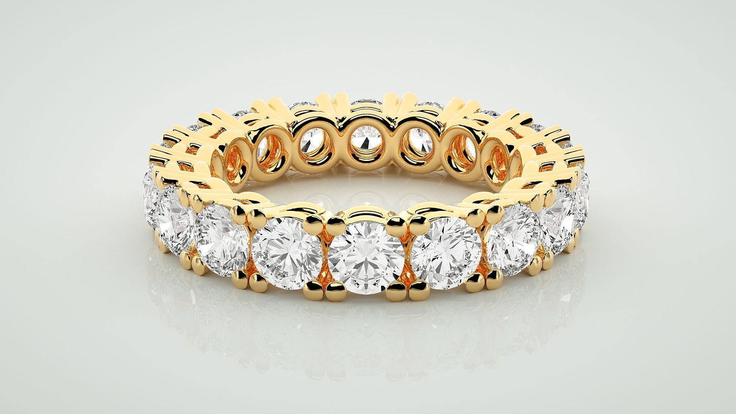 Moissanite Diamond eternity Ring