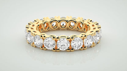 Moissanite Diamond eternity Ring