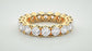 Moissanite Diamond eternity Ring