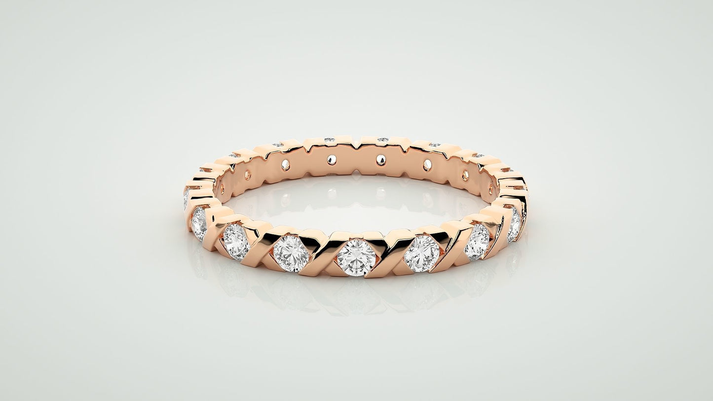 X Eternity Band - 0.51 CT