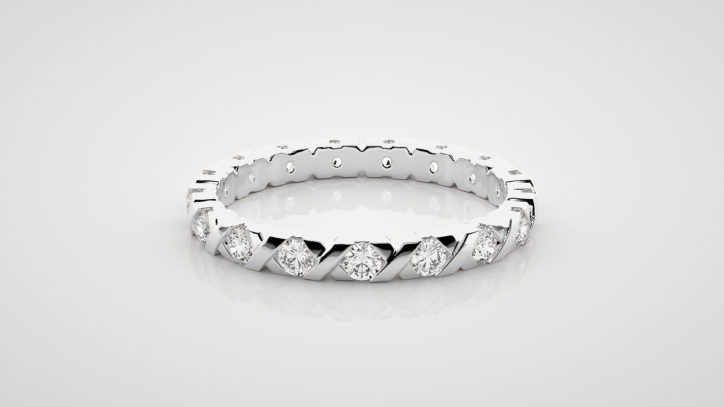 X Eternity Band - 0.51 CT