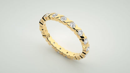 X Eternity Band - 0.51 CT