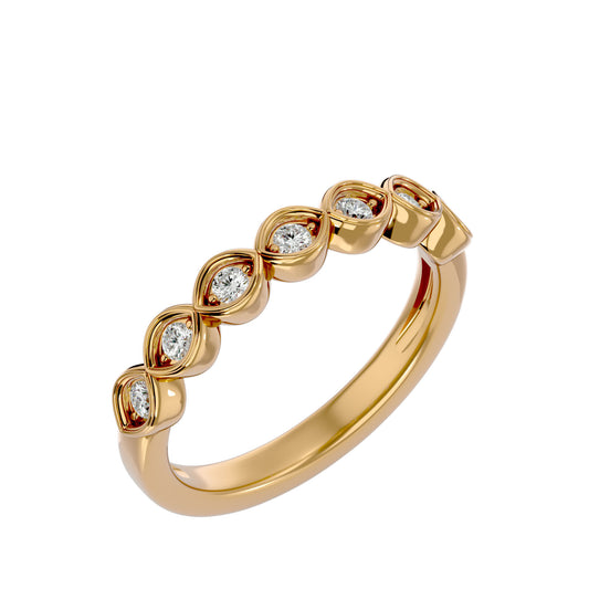Wavy Band - 0.21CT