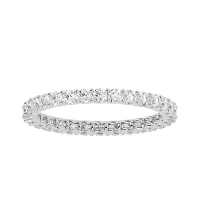 Moissanite Diamond Eternity Band Ring