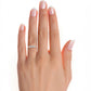 Five Moissanite Stone Band