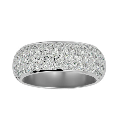 Moissanite Diamond Band