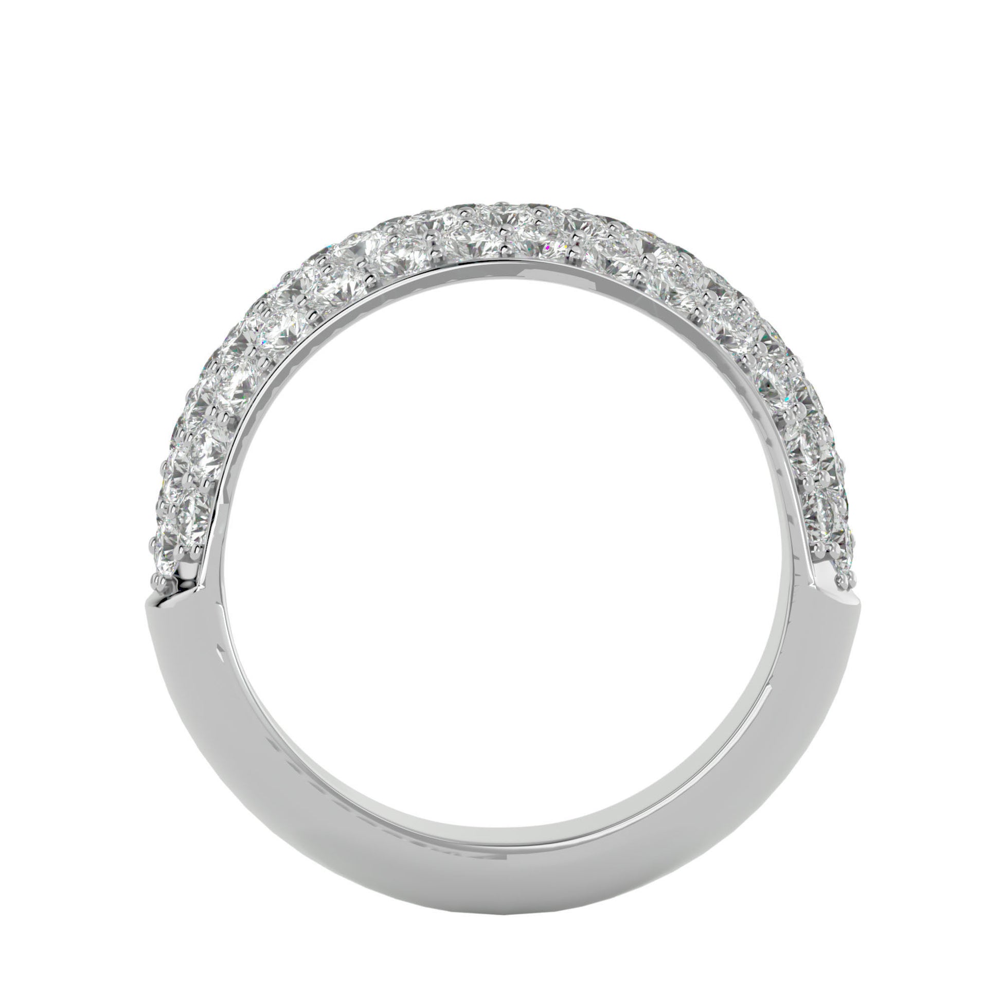 Moissanite Diamond Band