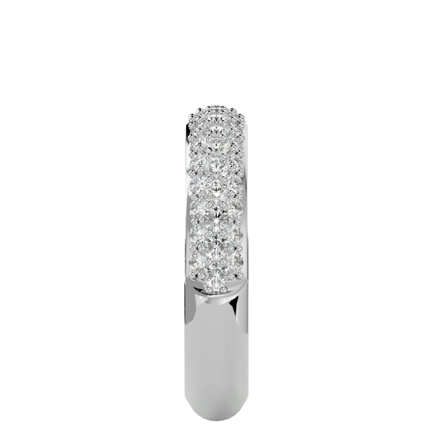 Moissanite Diamond Band