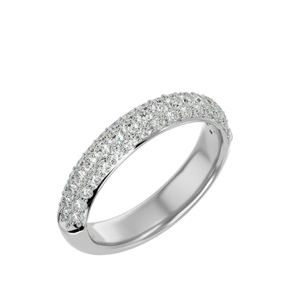 Moissanite Diamond Band