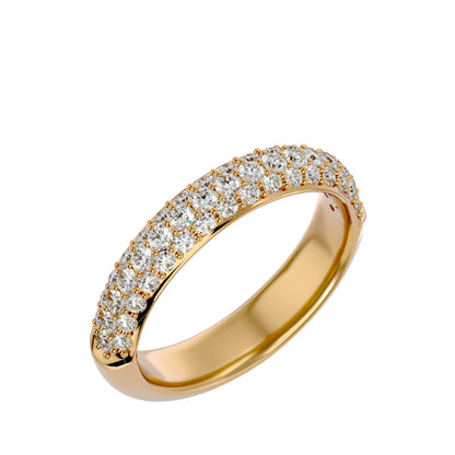 Moissanite Diamond Band