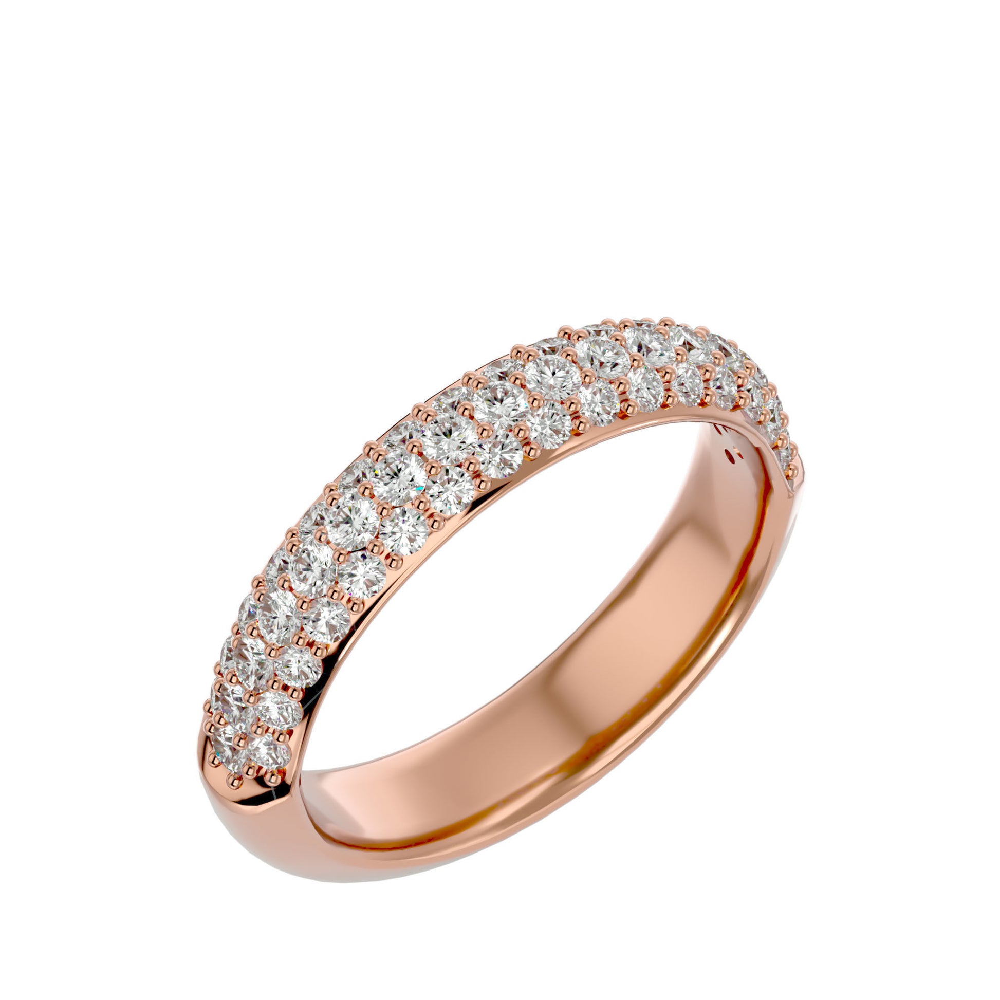 Moissanite Diamond Band