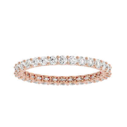 Moissanite Diamond Eternity Band Ring