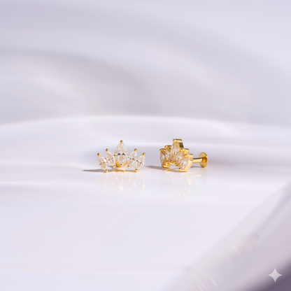 Lotus Piercing Earrings