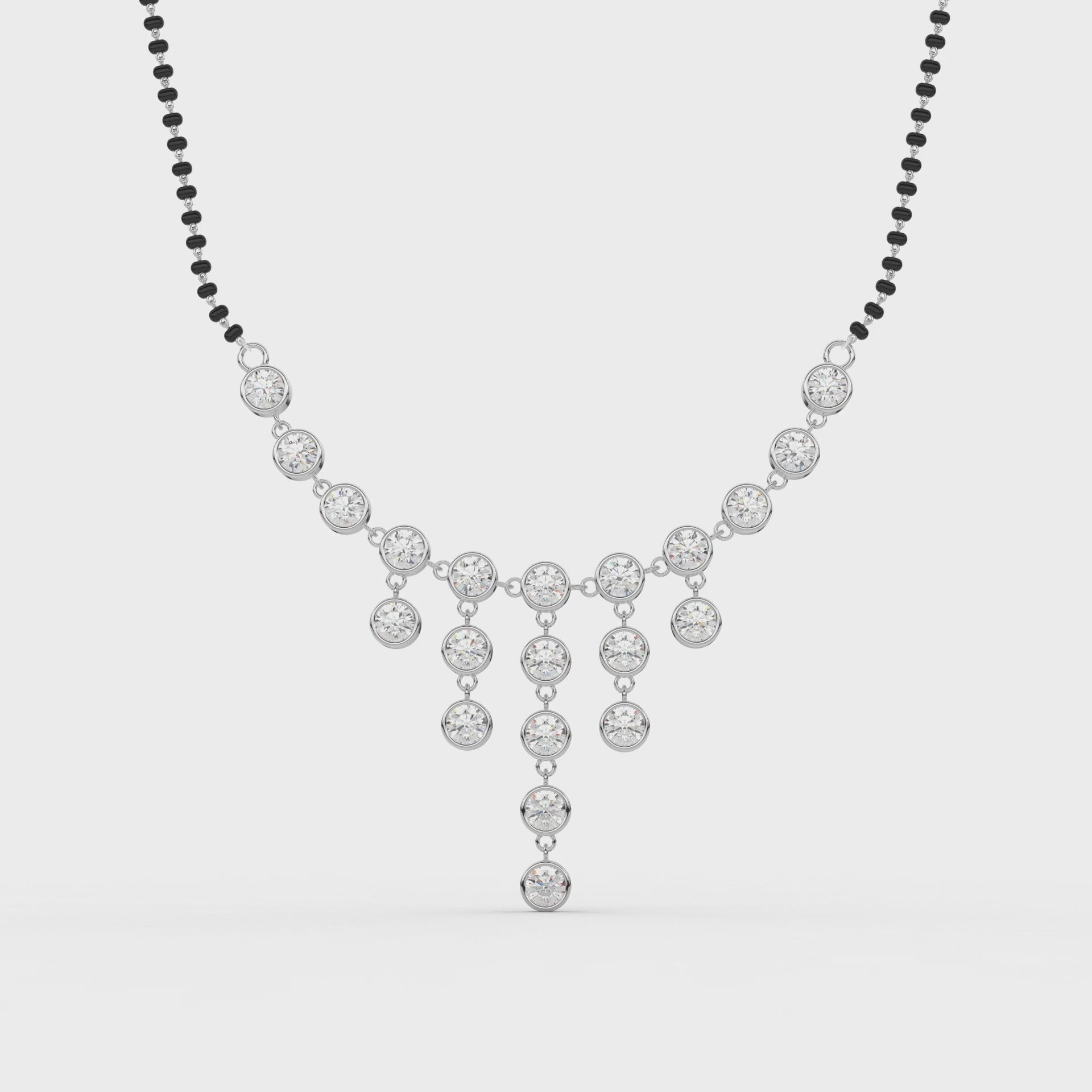 Kalyani Mangalsutra 5.04 Carat Moissanite Diamond