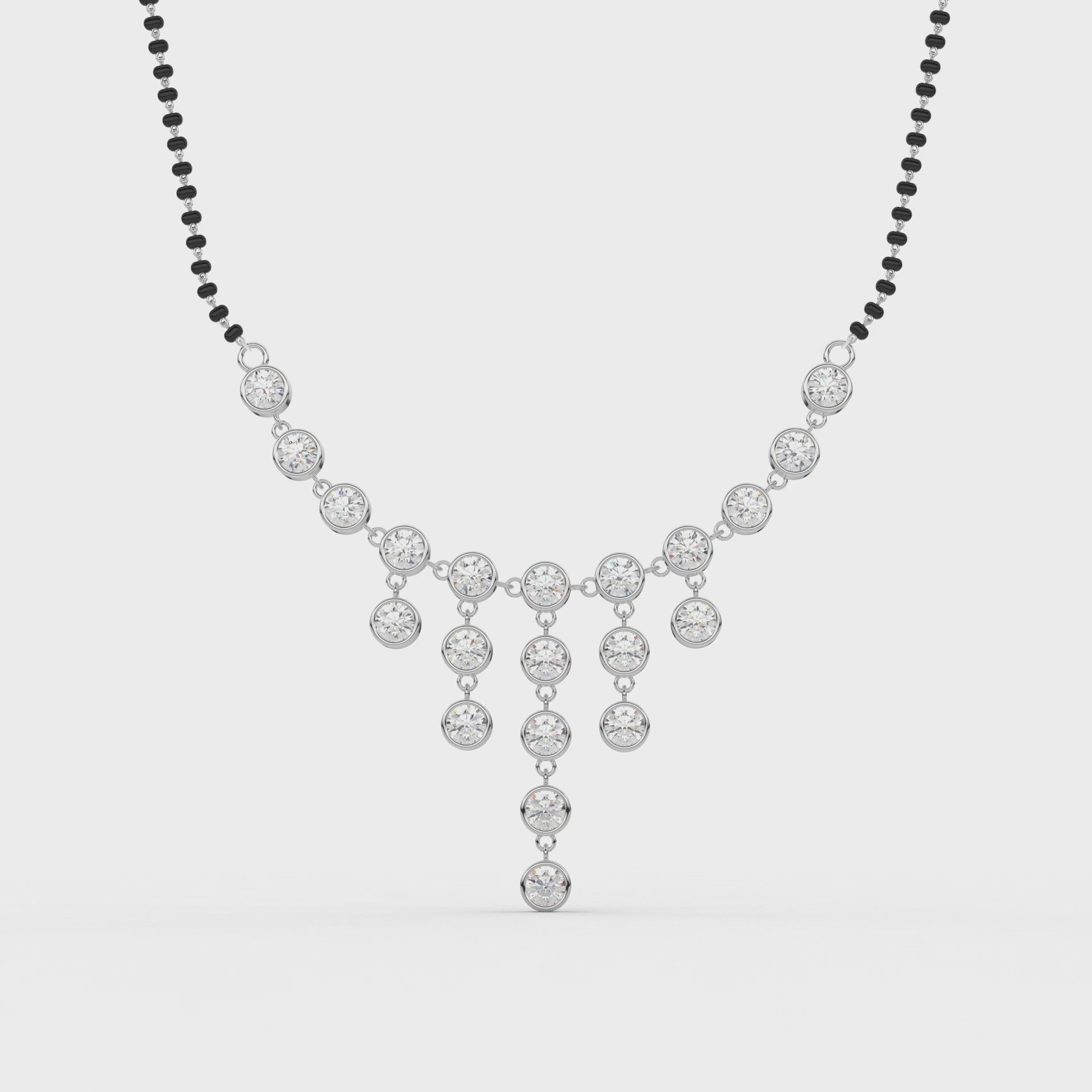 Kalyani Mangalsutra 5.04 Carat Moissanite Diamond