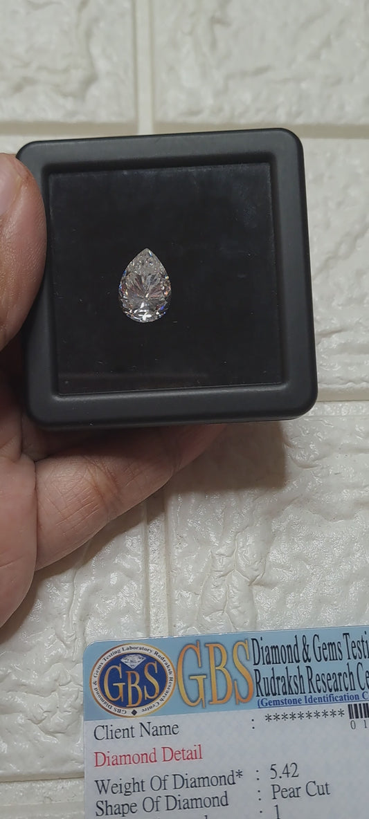 Pear - Brilliant Cut Moissanite Loose Stone