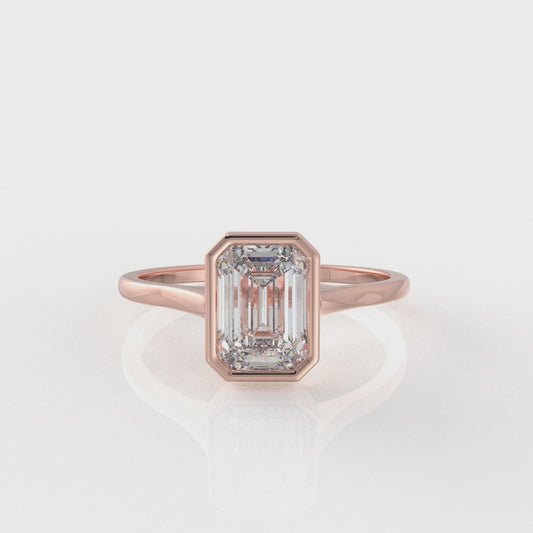 Aria Solitaire Ring 1.02 Carat Moissanite Diamond