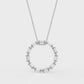 Mia Baguette Necklace- 4.55 Carat Diamond Moissanite